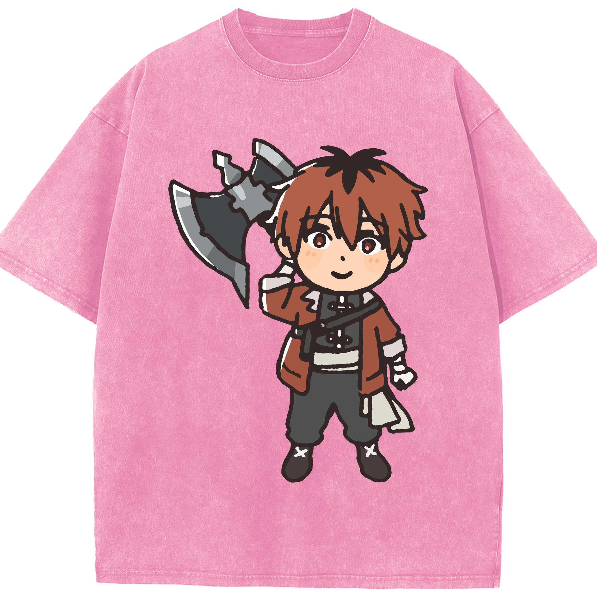 （画像用） 葬送のフリーレン Frieren 綿100% ヴィンテージ風 半袖Tシャツ（フロントプリント）